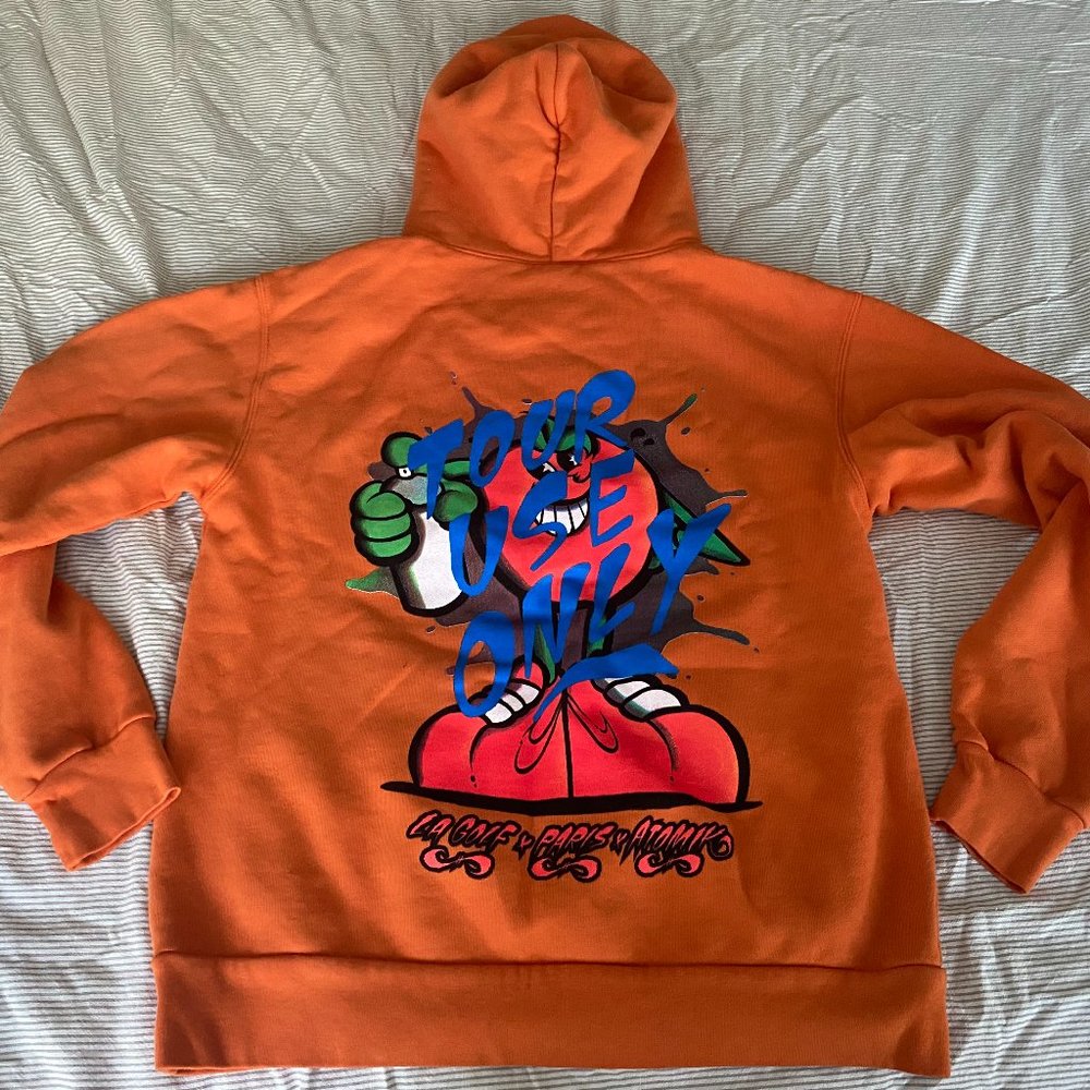 LA Golf hooded sweatshirt orange